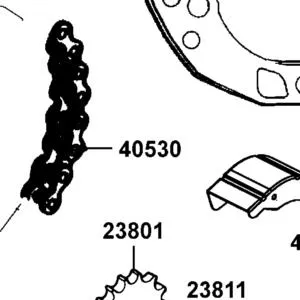 40530-PWA6-900 CHAIN DRIVE 428U0-76 — diagram cutout