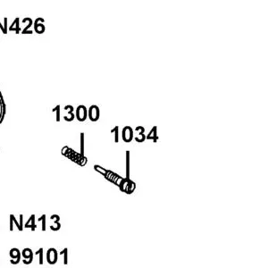 1034-861-2000 STOP SCREW — diagram cutout