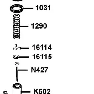 16114-KG8-9010-M1 NEEDLE CLIP PLATE — diagram cutout