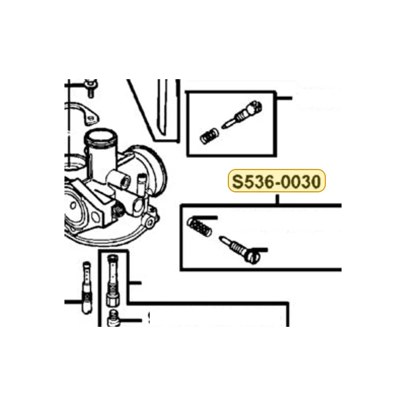S536-0030 STOP SCREW — diagram cutout
