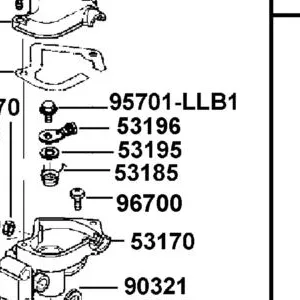 53195-LLB1-800 WASHER FLAT — diagram cutout