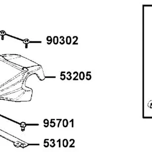 53205-LBD4-900-E4R COVER HANDLE — diagram cutout