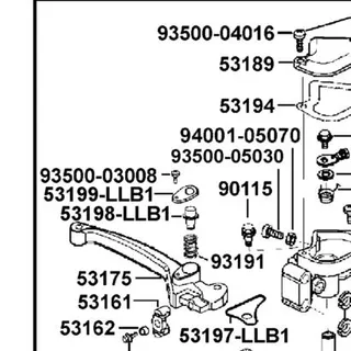 93500-03008-0GG SCREW PAN M3*8 — diagram cutout
