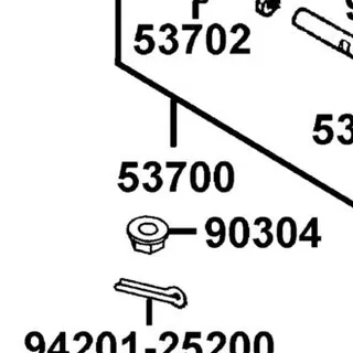 53700-PVA2-900 ROD ASSY R STRG — diagram cutout
