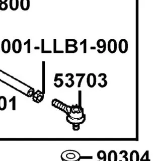 53703-PVA2-900 JOINT L BALL — diagram cutout