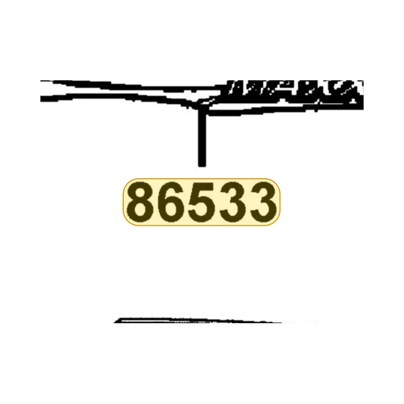 86533-LBD3-M30-T02 STRIPE L FR FENDER (Mongoose) — diagram cutout