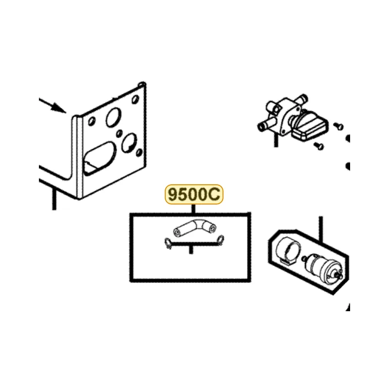9500C-PVA2-900 TUBE ASSY FUEL — diagram cutout