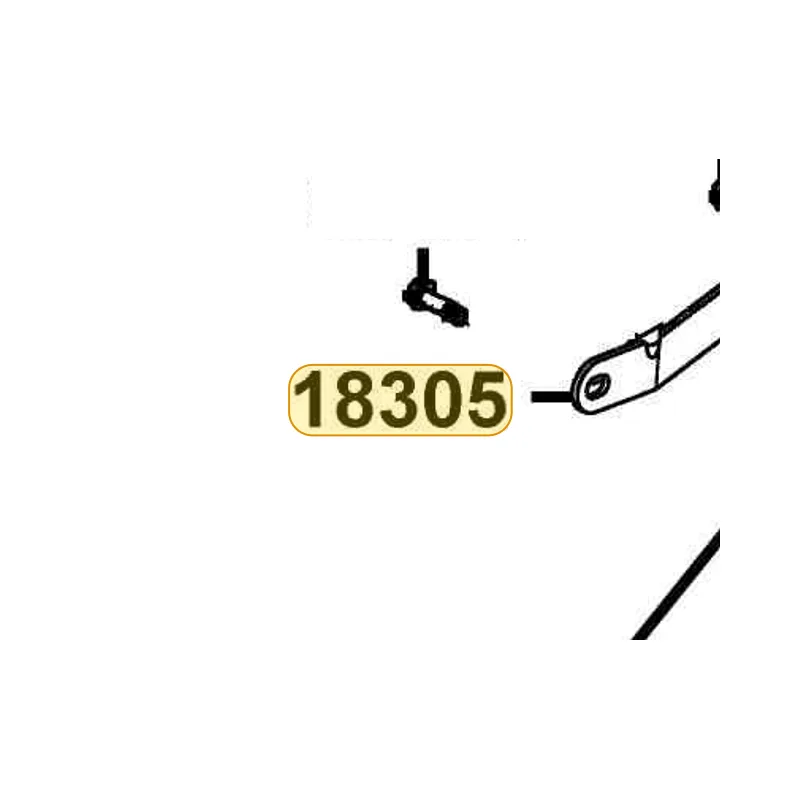 18305-PWA6-900 STAY MUFFLER — diagram cutout