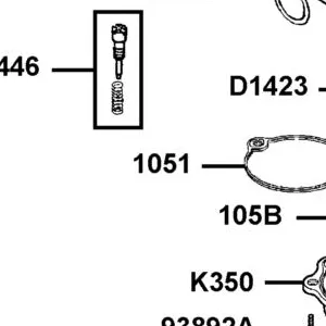 1051-KG8H-9010 FLOAT CHAMBER GASKET — diagram cutout