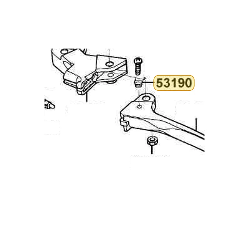 53190-LLB1-900 LEVER COMP P/BRK — diagram cutout