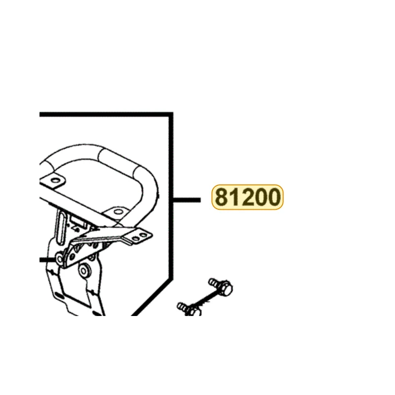 81200-LEG1-900 GRIP ASSY REAR — diagram cutout