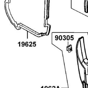 19625-KEE1-900 SEAL SHROUD — diagram cutout