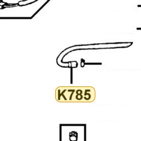 K785-111-0100 Tube A.v — diagram cutout