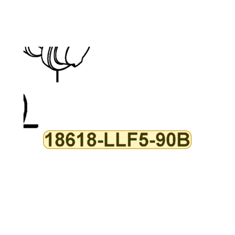 18618-LLF5-90B RUBBER AICV MOUNT — diagram cutout