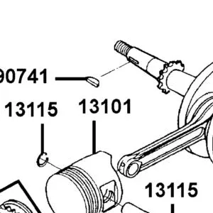 13101-LDA2-900 PISTON — diagram cutout