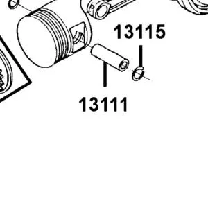 13111-KEE1-900 PIN PISTON — diagram cutout