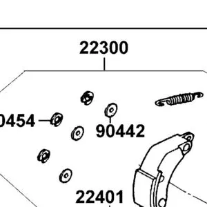 22300-KEE1-900 PLATE ASSY DRIVE — diagram cutout