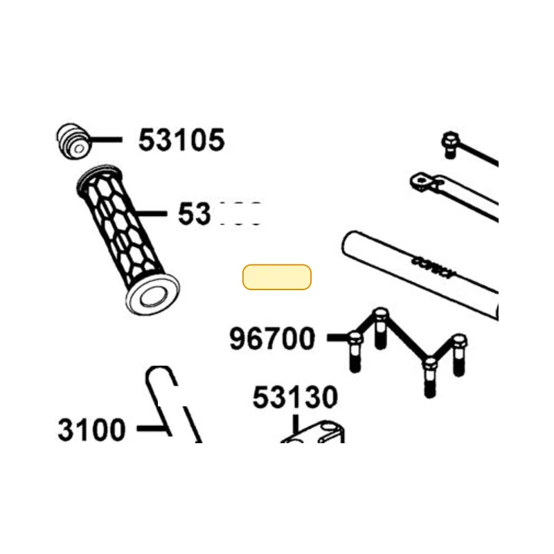 53205-LBD4-900-EDR COVER HANDLE — diagram cutout