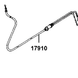 17910-LBD4-800 CABLE COMP THROT — diagram cutout