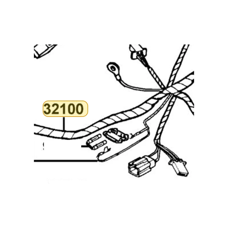 32100-LEK5-800 HARNESS WIRE — diagram cutout