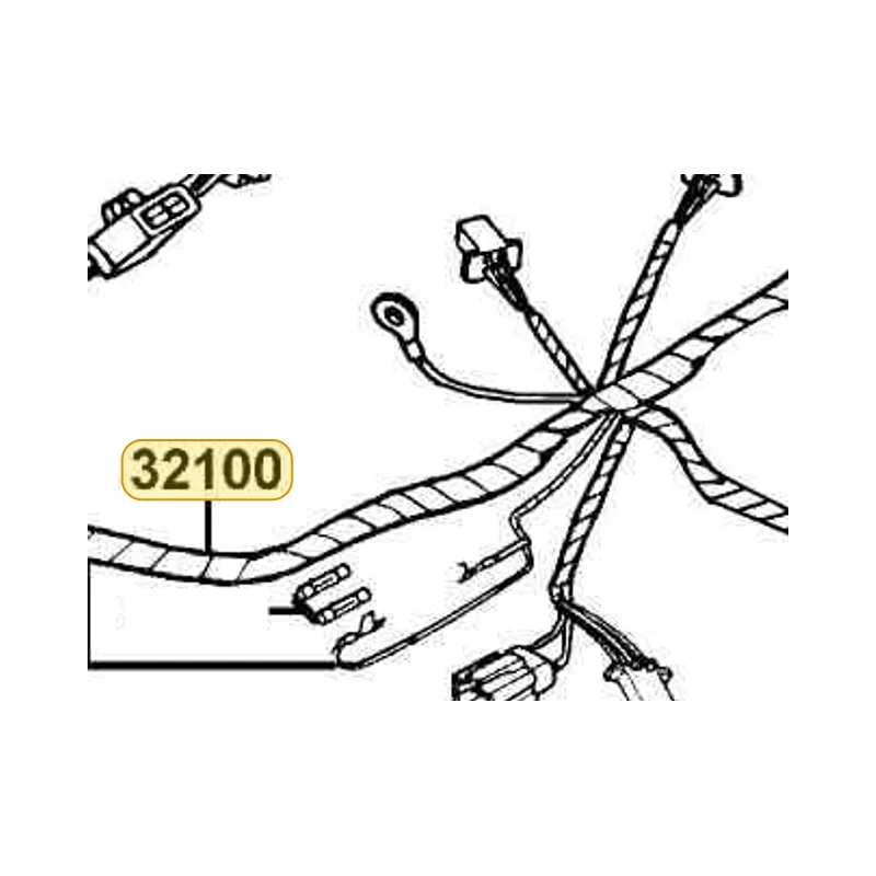 32100-LEK5-900 HARNESS WIRE — diagram cutout