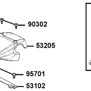 53205-LBD4-900-N1R COVER HANDLE (Black) — diagram cutout