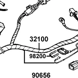 32100-ABC8-M00 HARNESS WIRE — diagram cutout
