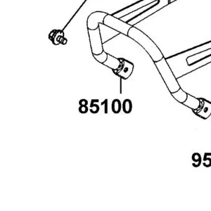 85100-ABC9-M00 PIPE COMP FR BUMPER — diagram cutout