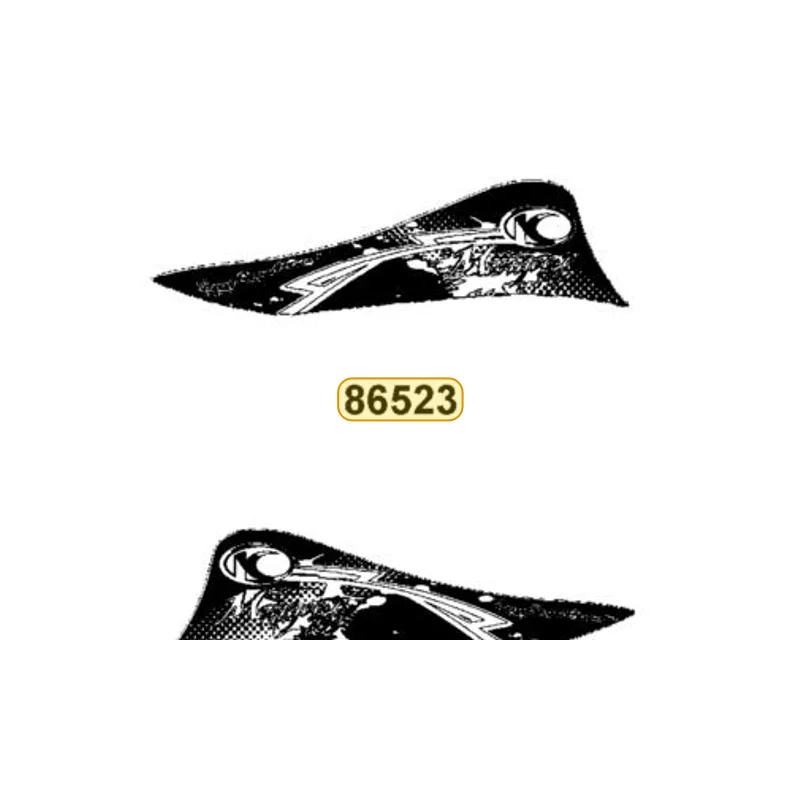 86523-ABC8-M30-T05 STRIPE R FR FENDER — diagram cutout