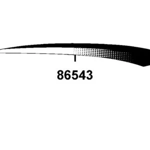 86543-ABC8-M32-T05 STRIPE B R FENDER FR — diagram cutout