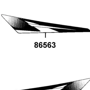 86563-ABC8-M30-T05 STRIPE C R FENDER FR — diagram cutout