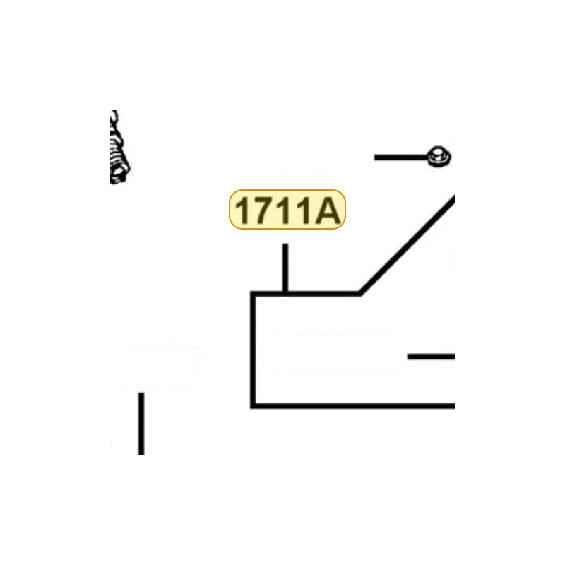 1711A-LBD4-800 PIPE ASSY INLET — diagram cutout