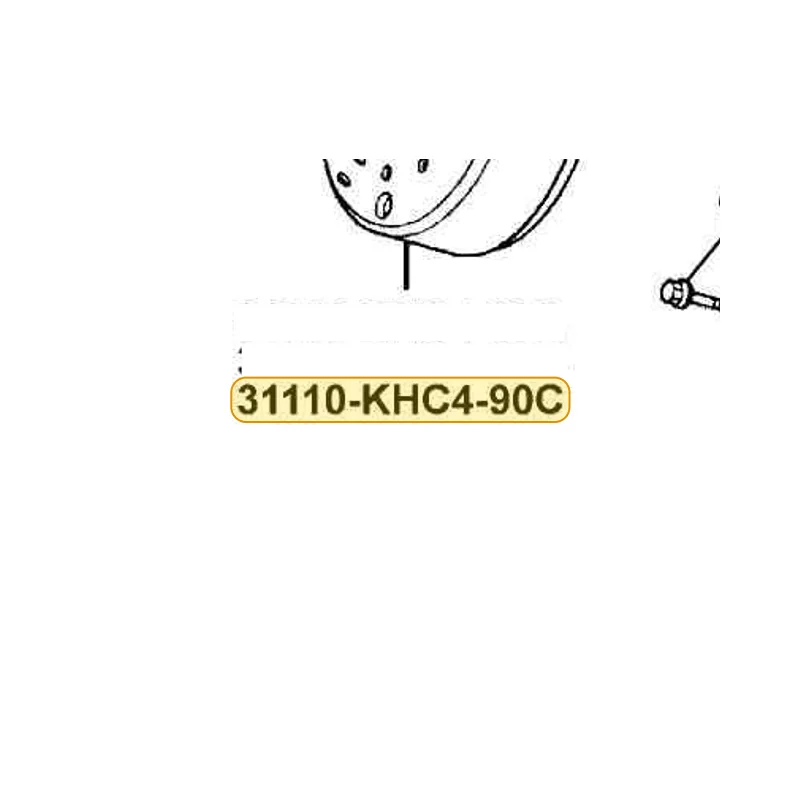 31110-KHC4-90C FLYWHEEL COMP (D414) — diagram cutout