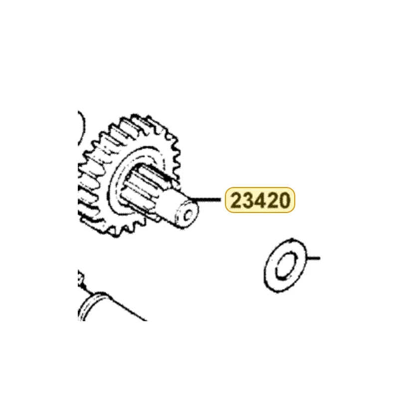 23420-LAB4-900 SHAFT COMP COUNTER — diagram cutout