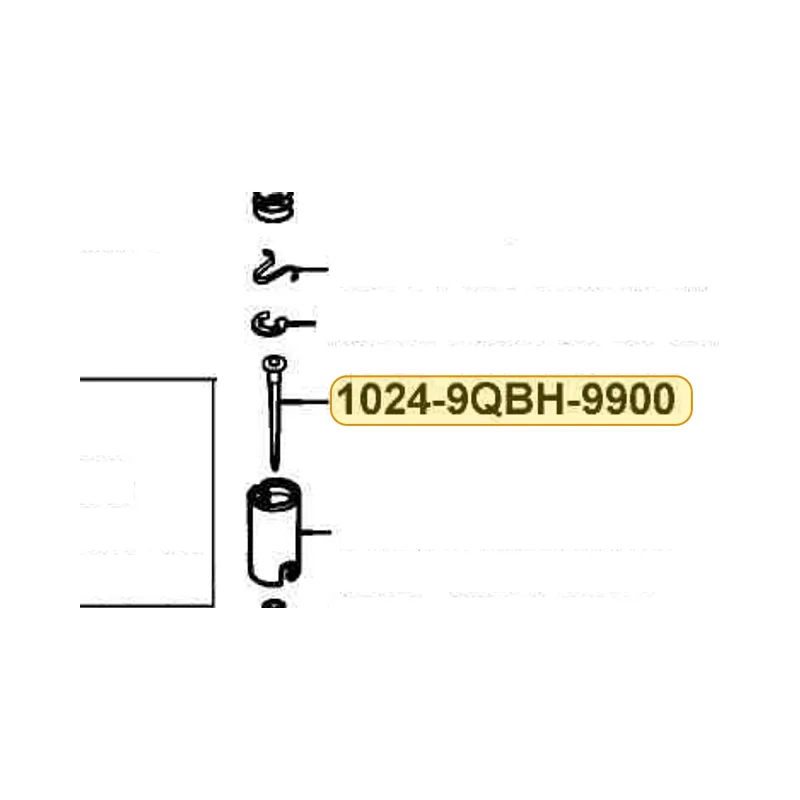 1024-9QBH-9900 JET NEEDLE — diagram cutout