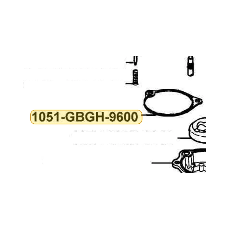 1051-GBGH-9600 FLOAT CHAMBER GASKET — diagram cutout