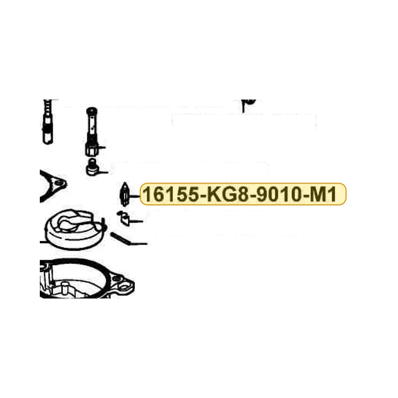 16155-KG8-9010-M1 FLOAT VALVE COMP — diagram cutout