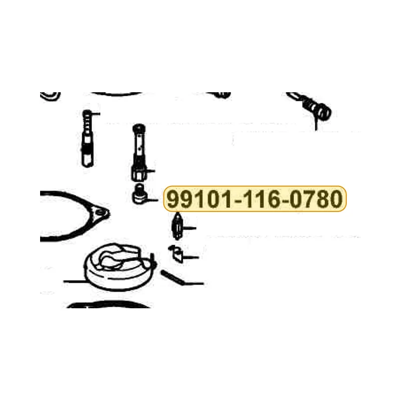99101-116-0780 MAIN JET — diagram cutout