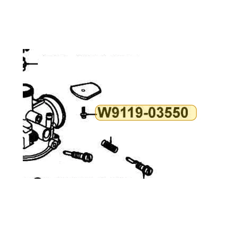 W9119-03550 SCREW PAN — diagram cutout