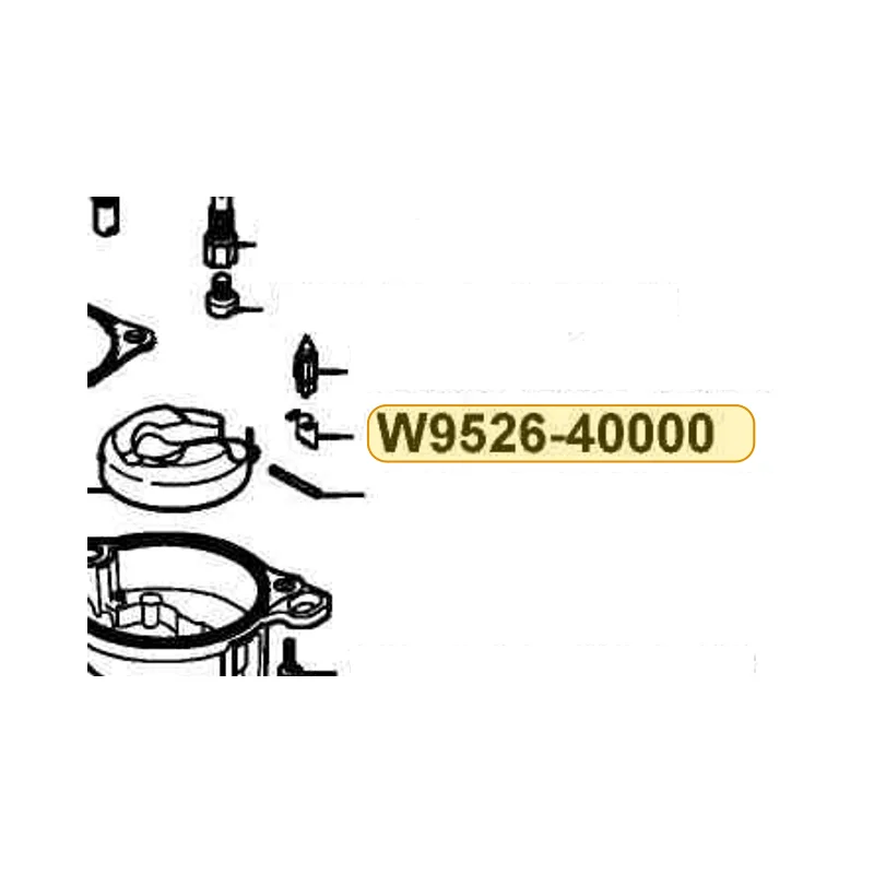 W9526-40000 CLIP — diagram cutout