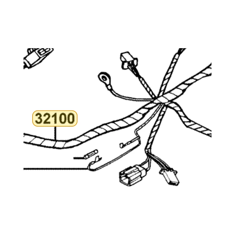 32100-LBD4-800 HARNESS WIRE — diagram cutout