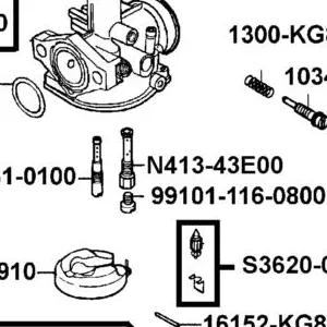 N413-43E00 HOLDER NEEDLE JET — diagram cutout