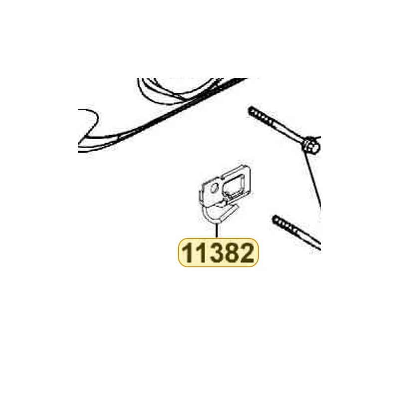 11382-KHC4-800 CLAMPER BRAKE CABLE **8000 — diagram cutout