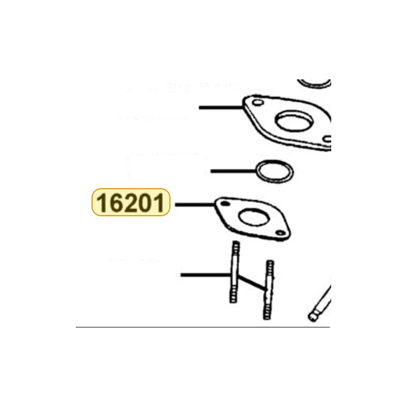 16201-KHC4-980 GASKET. CARB INSULATOR A — diagram cutout