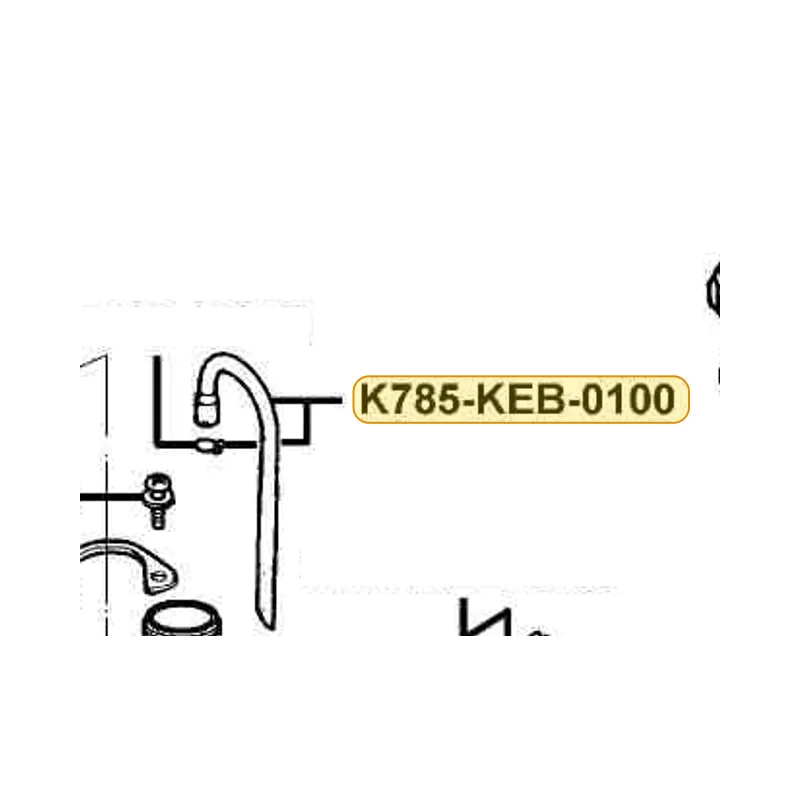 D19KT-074-2100 TUBE SET — diagram cutout