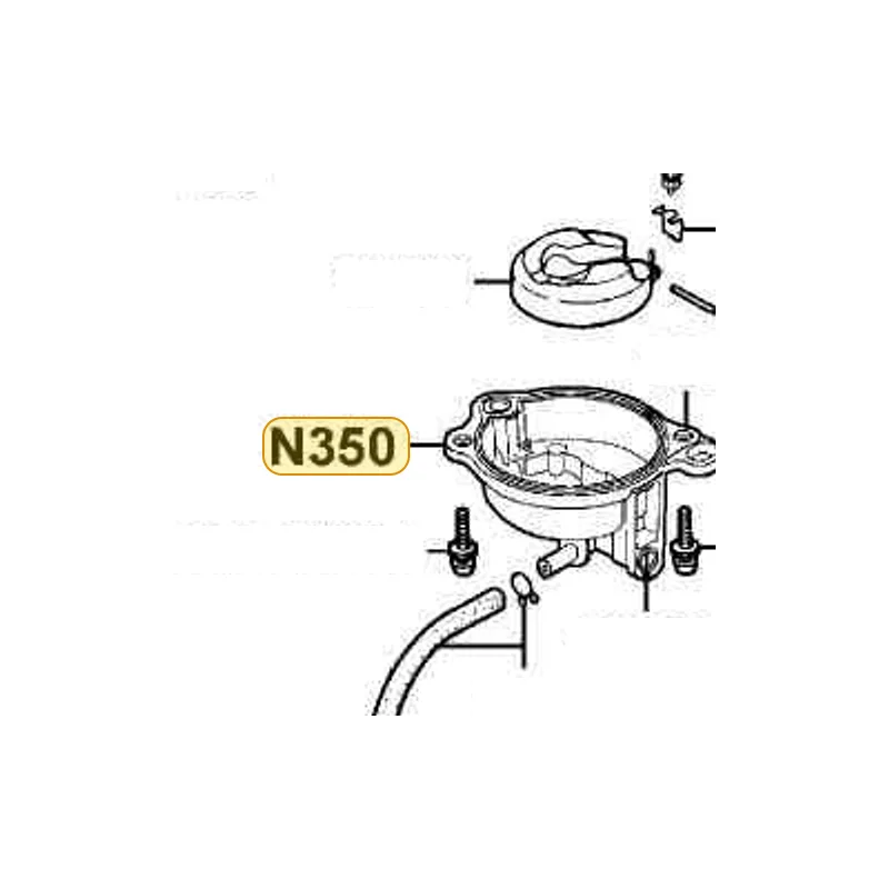 N350-09C00 FLOAT CHAMBER BODY COMP — diagram cutout