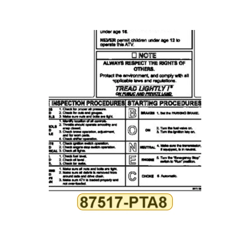 87517-PTA8-M35-T01 WARNING AGE 12 — diagram cutout