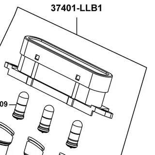37401-LLB1-B10 PILOT LAMP COMP — diagram cutout
