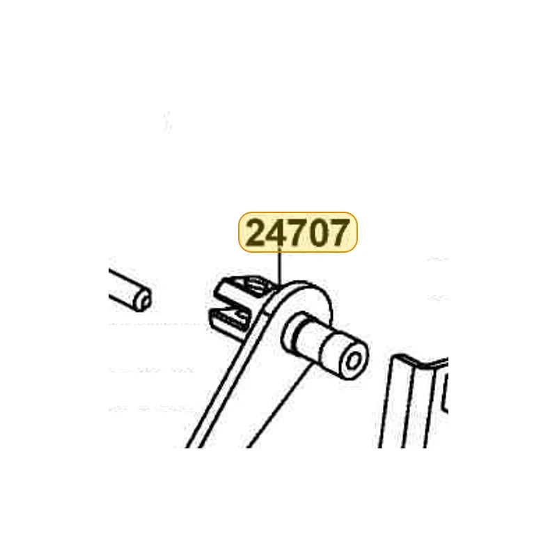 24707-LHA7-900 AXLE WELDMENT — diagram cutout