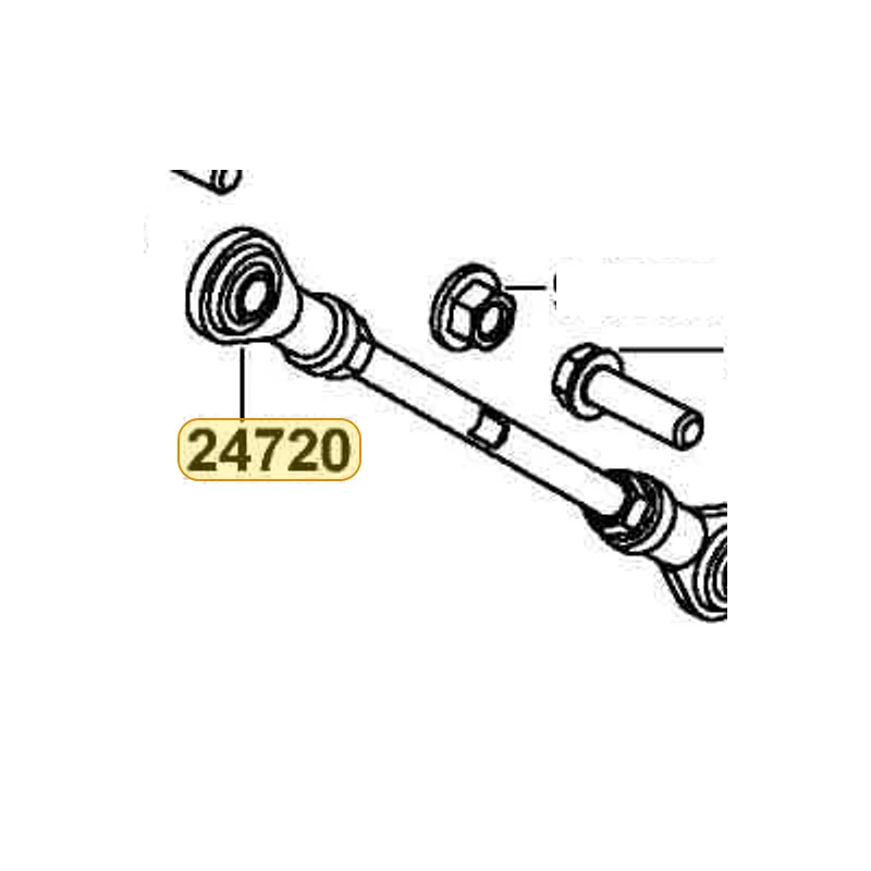 24720-LDB1-700 ROD ASSY..CHANGE HANDLE — diagram cutout